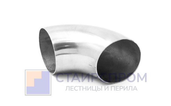 Отвод поручня под сварку для Ø50.8х1.0 мм, полированный 400 Grit, AISI 201