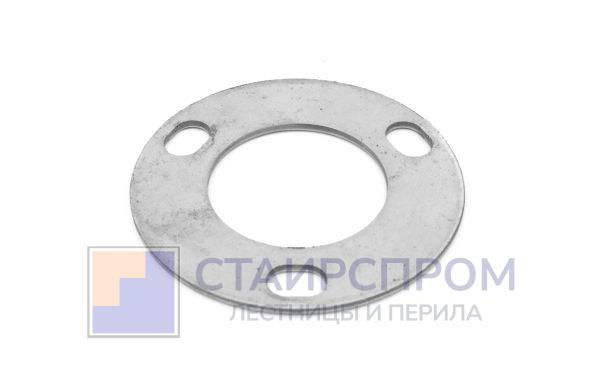 Основание стойки 3-х анкерное Ø50.8/98 мм (с овальным отверстием)