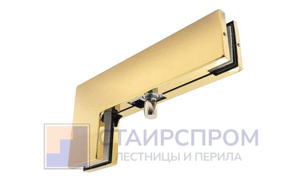 Фитинг угловой соединительный с осью, под золото