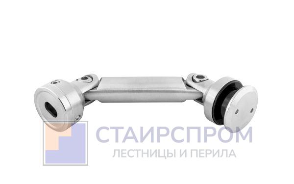 Крепление стекло-стена, штанга 82 мм, без зенковки