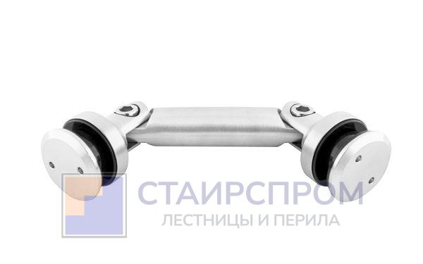Крепление стекло-стекло, штанга 82 мм, без зенковки