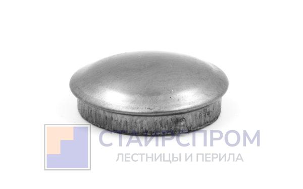Заглушка штампованная на трубу Ø38.1х0.9 мм (AISI 201) неполированная