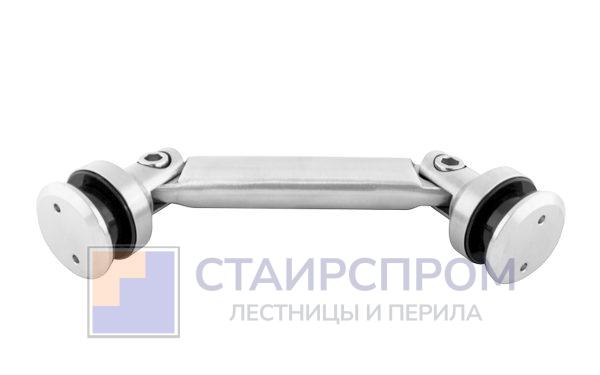 Крепление стекло-стекло, штанга 103 мм, без зенковки