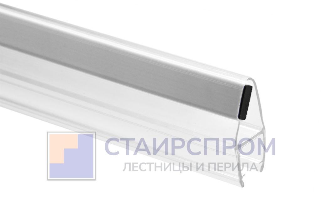 Комплект уплотнителей для стекла в душевую кабину (2 шт.), стекло-стекло 10 мм, с магнитом 90°/180°, 2200 мм - Stairsprom 9aaacc42 b82c 4036 ab78 c4288c1f44f2