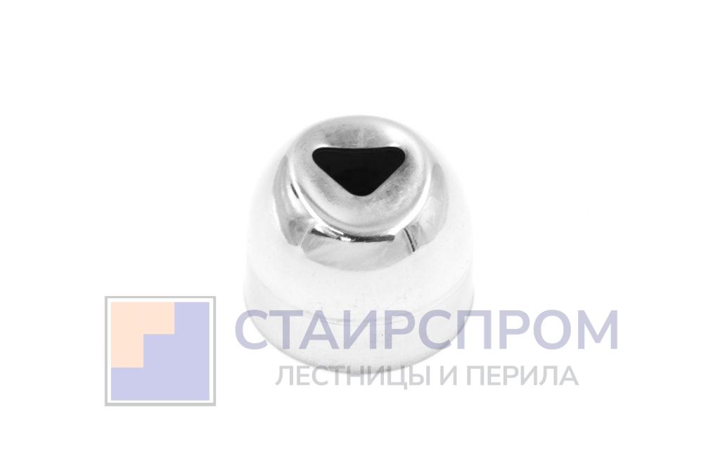 Наконечник штампованный (СПС) прямой 90° на трубу Ø25 мм, для поручня Ø38.1 мм, полированный, нержавеющий, AISI 304, 400Grit - Stairsprom 9b80f837 b82c 4018 87c4 58a4fb40fac8