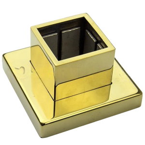 Цанга под 40х40 мм, под золото (AISI 304) - Stairsprom a5acc325 ffb5 41b5 8d93 ffe79bc38224
