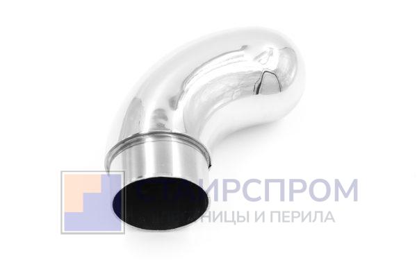 Отвод оконечный литой с круглой заглушкой Ø42.4 AISI 304 #600