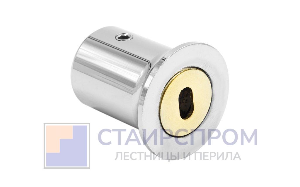 Держатель трубы 19 мм, полированный, латунь-хром, стена-труба - Stairsprom afbfb3c3 8b26 49ec a398 3274e1928529