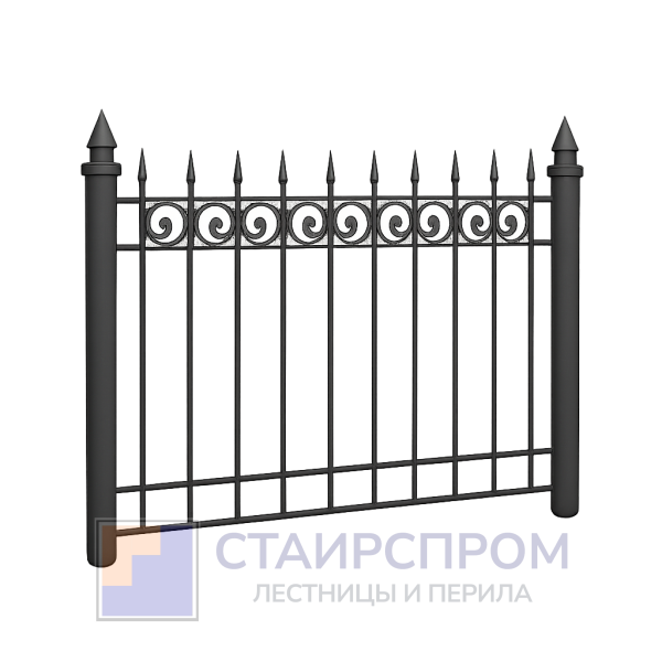 Кованные заборы