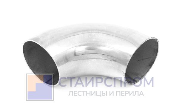 Отвод поручня под сварку для Ø50.8х118х1.5 мм, полированный 400 Grit, (AISI 201)