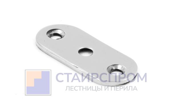 Лодочка (ложемент) под плоскость, литой, полированный, нержавеющий AISI 304