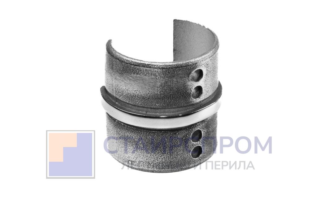Соединитель с пазом на трубу Ø48.3 мм, полированный (AISI 304) - Stairsprom bd97718a 5312 4dad 9dd8 317cda157d5a