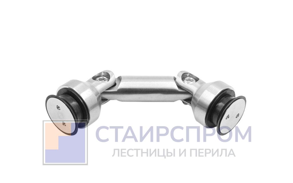 Крепление стекло-стекло, штанга 60 мм, под зенковку - Stairsprom c10fb126 b76d 4efa a56e c47dfbd5ceda