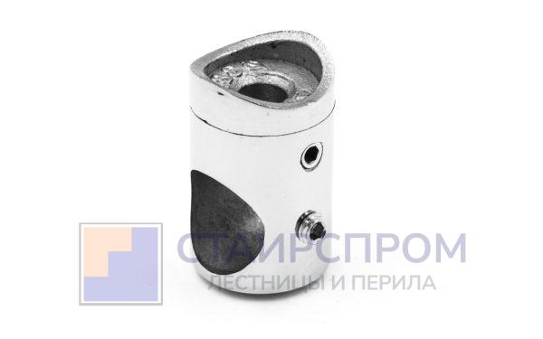 Ригеледержатель на стойку Ø38.1х16.8 мм, полированный, литой (AISI 304)