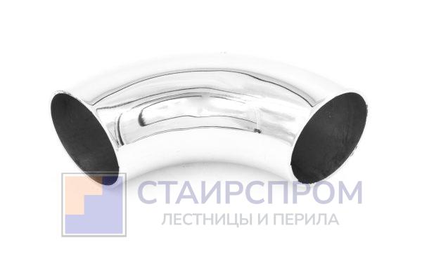 Отвод поручня под сварку удлиненный Ø38.1х1.5 мм, 800 Grit, полированный, (AISI 304)