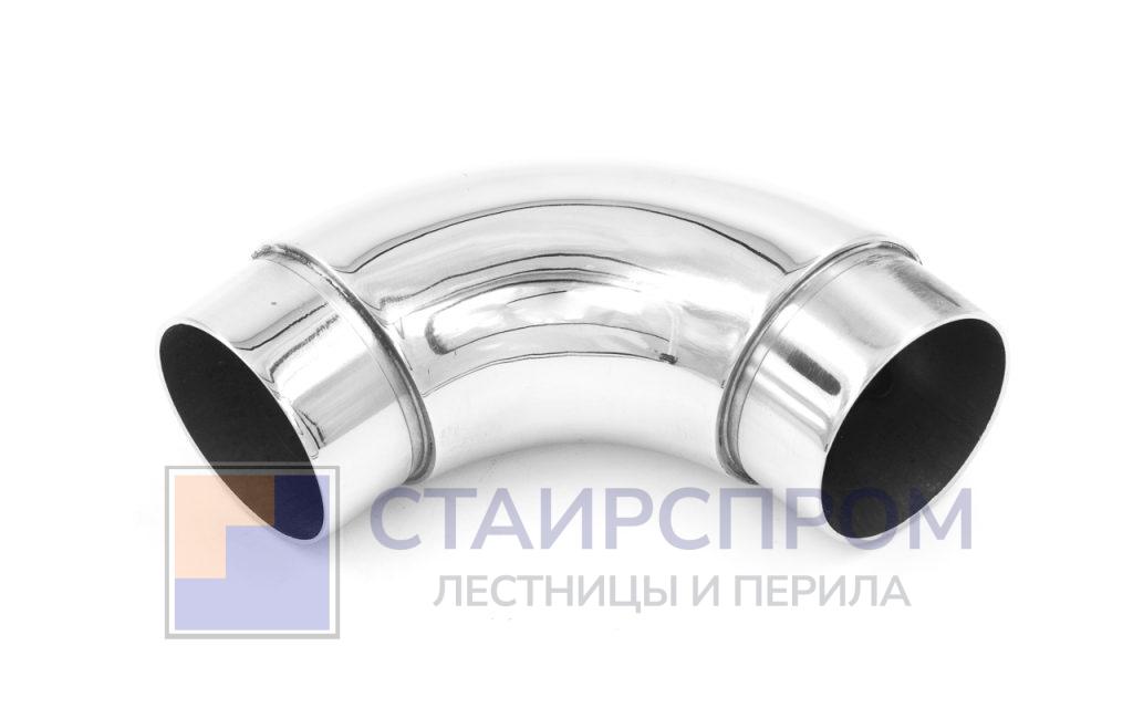 Отвод поручня под Ø38.1х1.5 мм, 90°, литой, полированный, со вставками, (AISI 201) - Stairsprom c8c0f8c9 2637 43c4 987c 4cfe17d9c439
