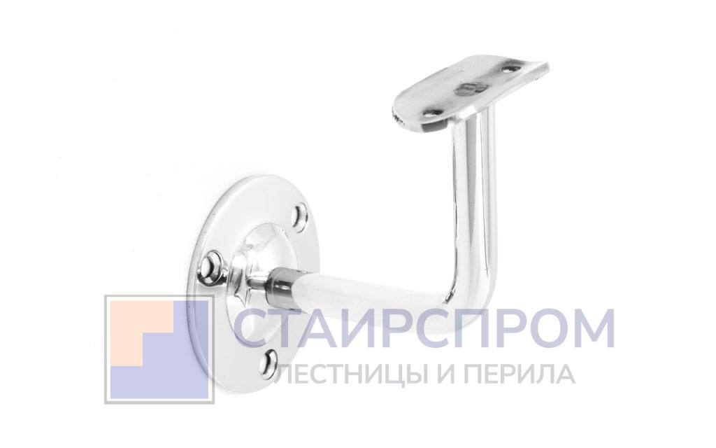 Пристенок с ложементом под Ø38.1 мм, сварной, полированный, (AISI 201) - Stairsprom cb825810 cb64 4d82 86cb ef792ae32bdc