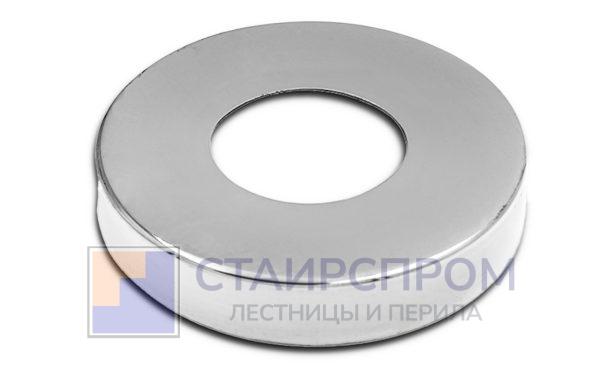 Низ стойки Ø42.4 мм, 100х18х0.6, полированный (AISI 304)