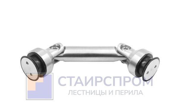 Крепление стекло-стекло, штанга 82 мм, под зенковку