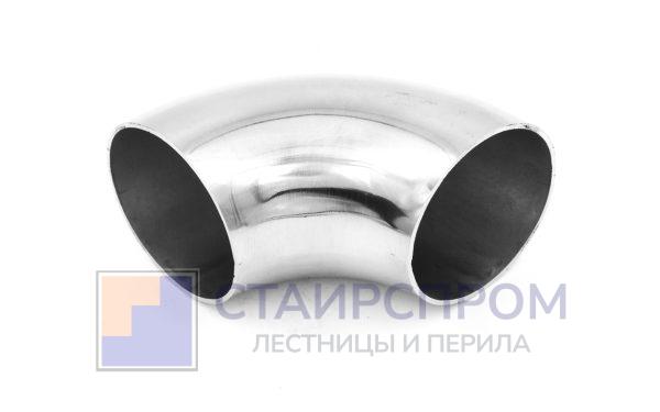 Отвод поручня под сварку Ø50.8х1.5 мм, 400 Grit, (AISI 304)