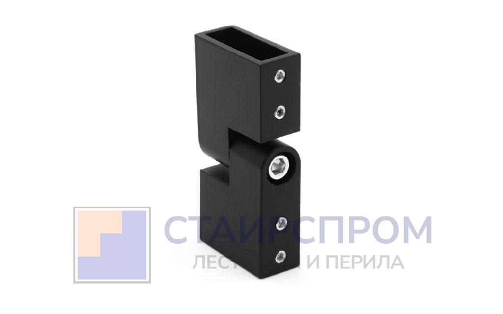 Коннектор регулируемый для трека 30х10 мм, нержавеющая сталь AISI 304, черная - Stairsprom d55fe4ef 1e5c 4b38 8c24 e77aeb4e7380
