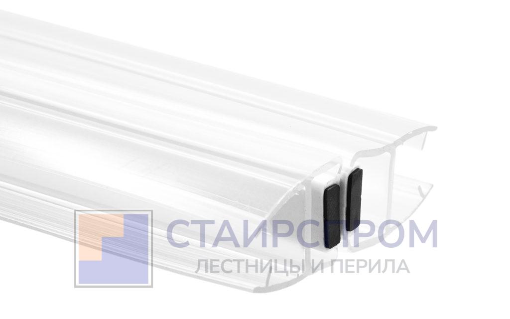 Комплект уплотнителей для стекла в душевую кабину (2 шт.), стекло-стекло 10 мм, с магнитом 180°, 2200 мм - Stairsprom d674fe3a b4fb 4d05 8c2c 36de15bc58bb