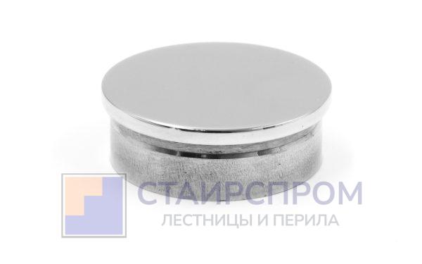 Заглушка для трубы литая плоская Ø50.8 мм (AISI 304)