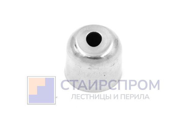 Наконечник штампованный (СПС) прямой 90° на трубу Ø16 мм, для поручня Ø38.1 мм, полированный 400Grit, нержавеющий AISI 304