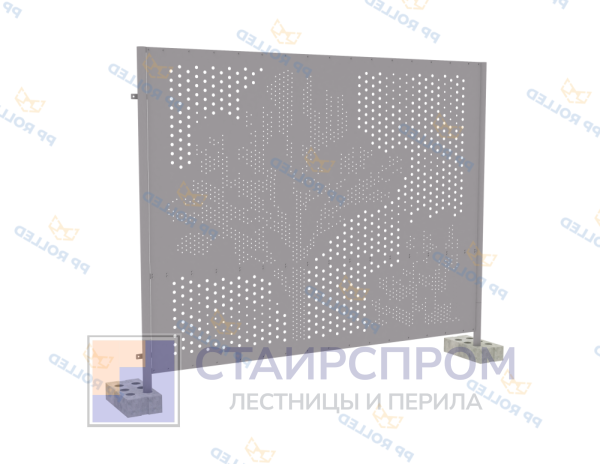 Ограждение строительных площадок (Дерево) 2,0х2,4 0,5мм — изображение 2