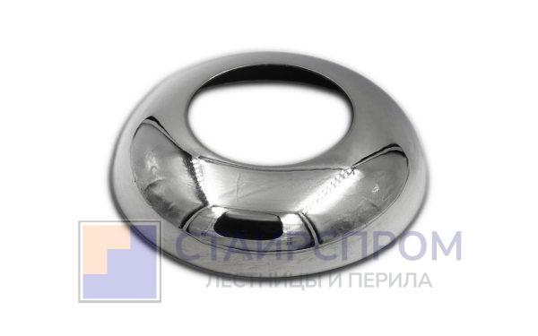 Низ стойки Ø25.4 мм, 57х12х0.5 мм, полированный (AISI 304)