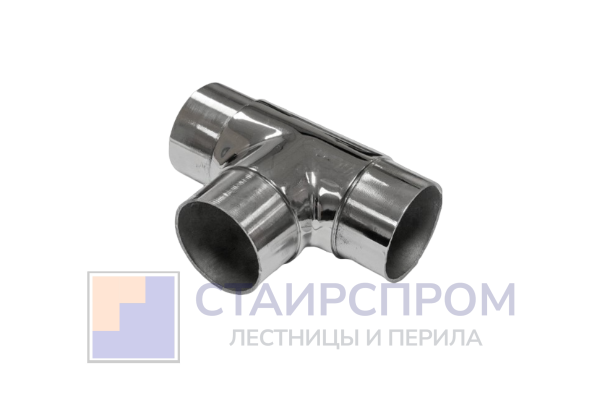 Соединение поручня Ø38.1 мм, тройник (AISI 304)