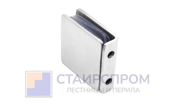Коннектор для душевой кабины стена-стекло 45х45 мм шлифованный