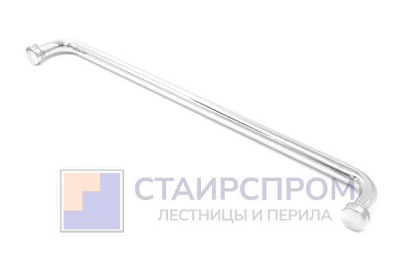 Ручка-полотенцесушитель, полированная, без кноба 19х450, для стекла 8-10 мм, под отверстие 12 мм