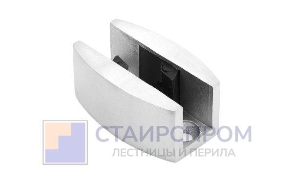 Направляющая для стеклянной двери, нержавеющая сталь AISI 304, шлифованная