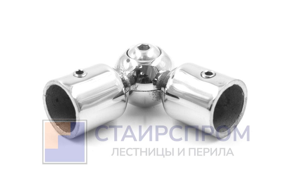 Поворот ригеля Ø12 мм, регулируемый, шаровый, внешний AISI 304 #600 - Stairsprom ff46c6ac f6f0 41e4 82b4 3d3584b414d3