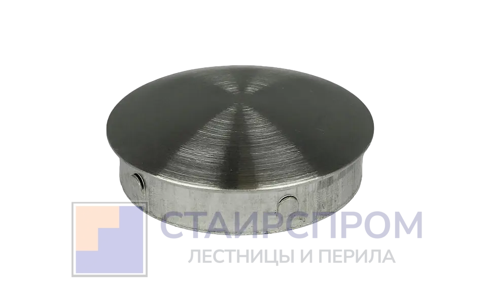 Заглушка штампованная на трубу Ø50.8х1.5 мм (AISI 304) шлифованная - Stairsprom f5ca042d 4b98 4faf 8f51 6ccf8088d6d6