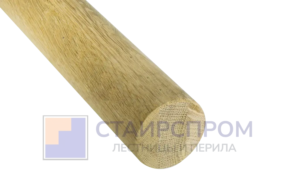 Поручень деревянный из Дуба Ø50 мм 3,0 м Эконом - Stairsprom a798e6b5 e010 4aa9 ad30 e5048cd40d9f